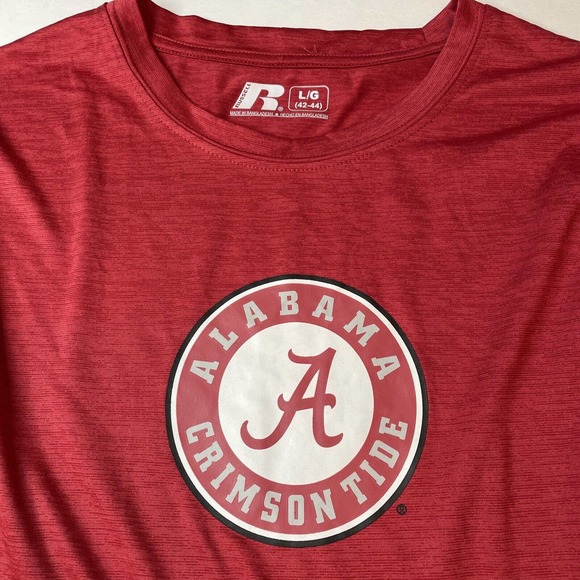 Alabama Crimson Tide Long Sleeve Russell L Large University Collegiate Shirt - Picture 4 of 9